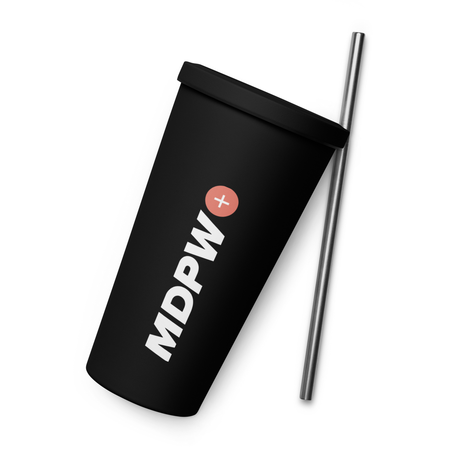 MDPW+ | Thermobecher mit Strohhalm | Print