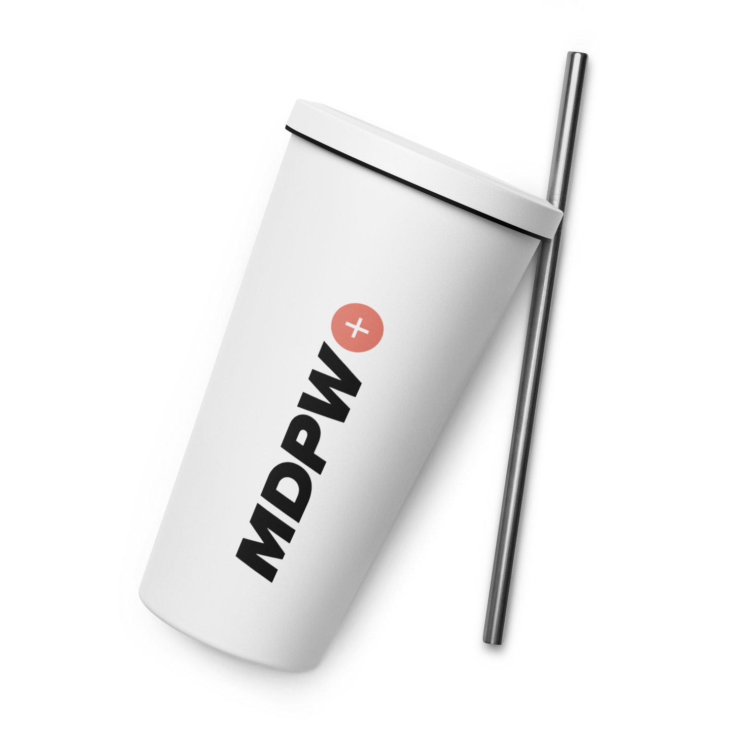 MDPW+ | Thermobecher mit Strohhalm | Print
