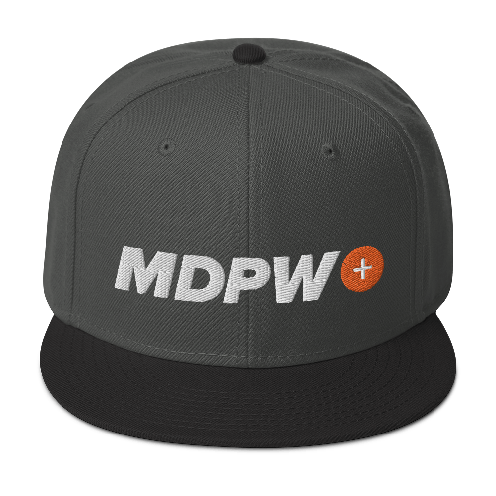 MDPW+ | Snapback-Cap | 3D Gestickt