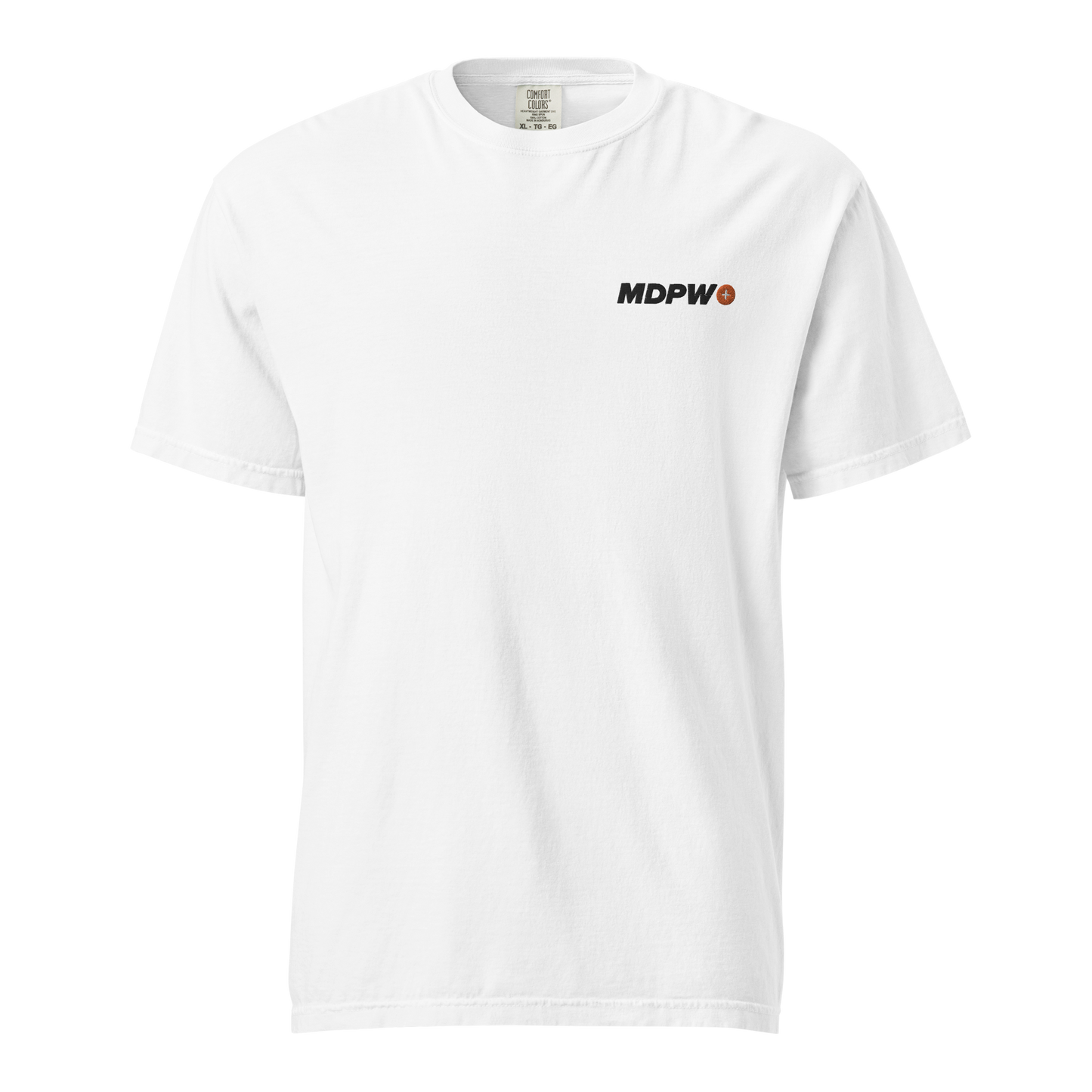 MDPW+ | Textilgefärbtes T-Shirt | Gestickt