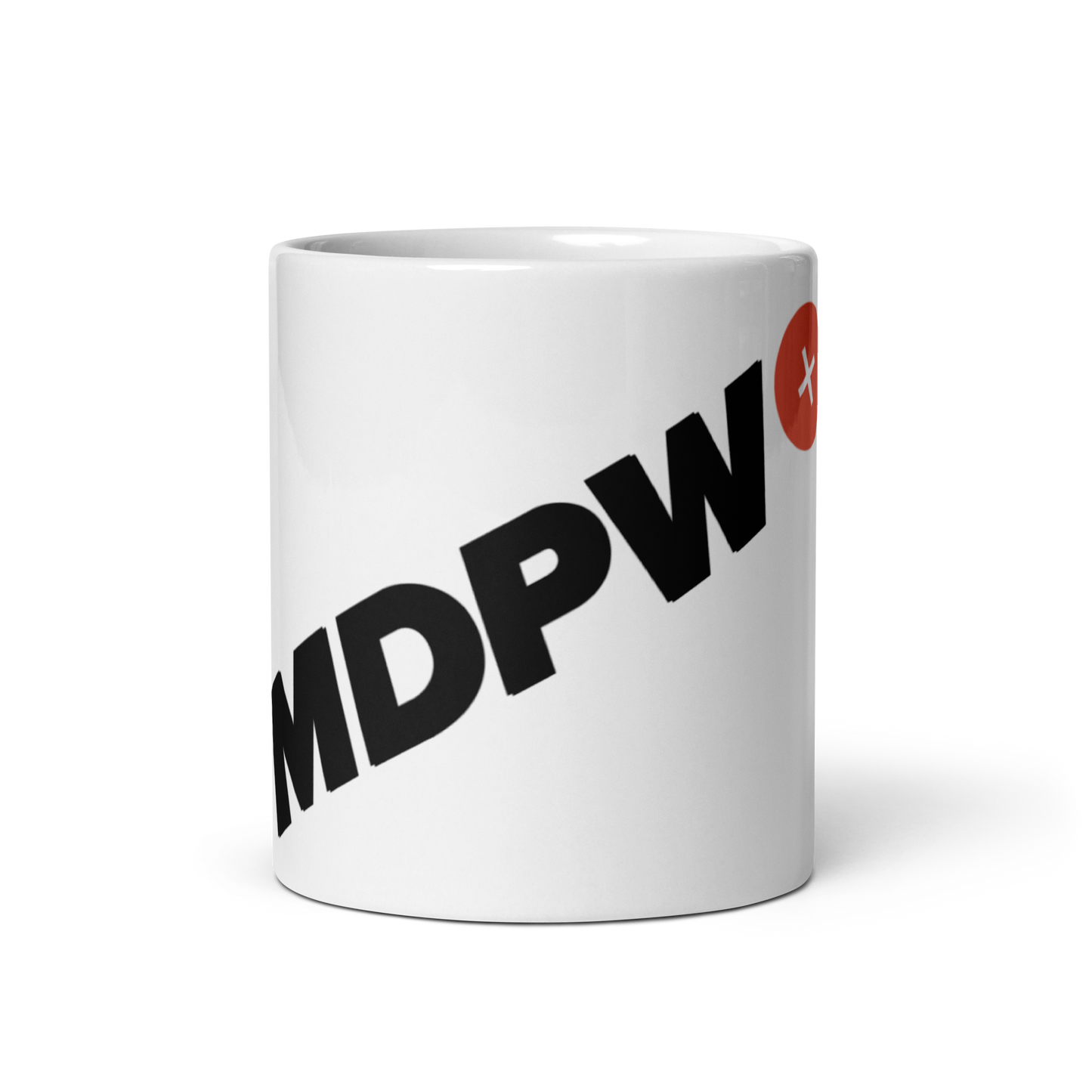 MDPW+ | Weiße, glänzende Tasse | Print