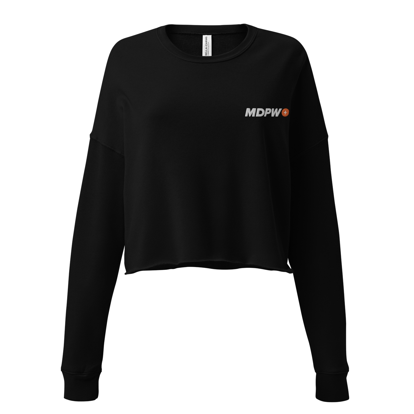 MDPW+ | Crop-Pullover | Gestickt